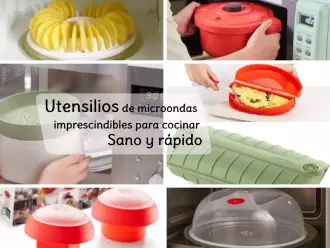 Utensilios de microondas imprescindibles para cocinar sano y rápido