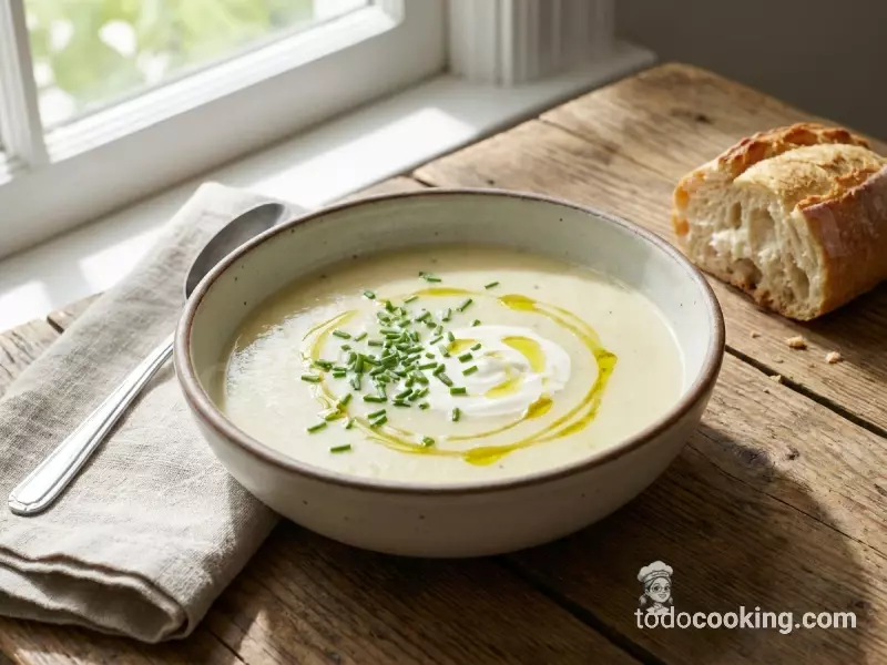Vichyssoise: La receta definitiva de la crema de puerros fría más elegante