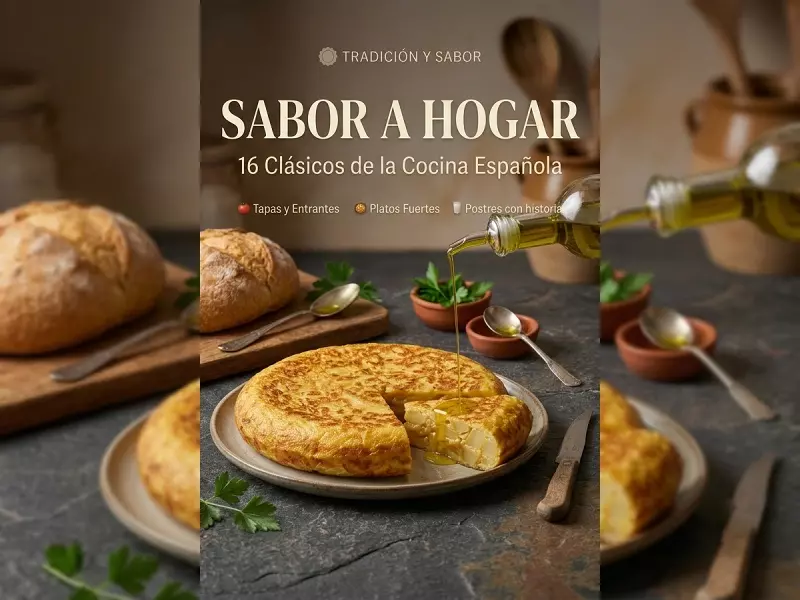 16 recetas de la cocina española tradicional para triunfar portada