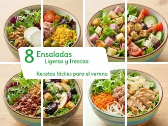 8 ensaladas ligeras y frescas portada