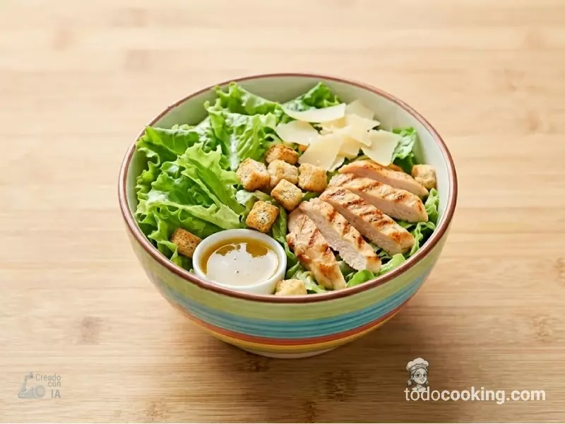 Ensalada César ligera