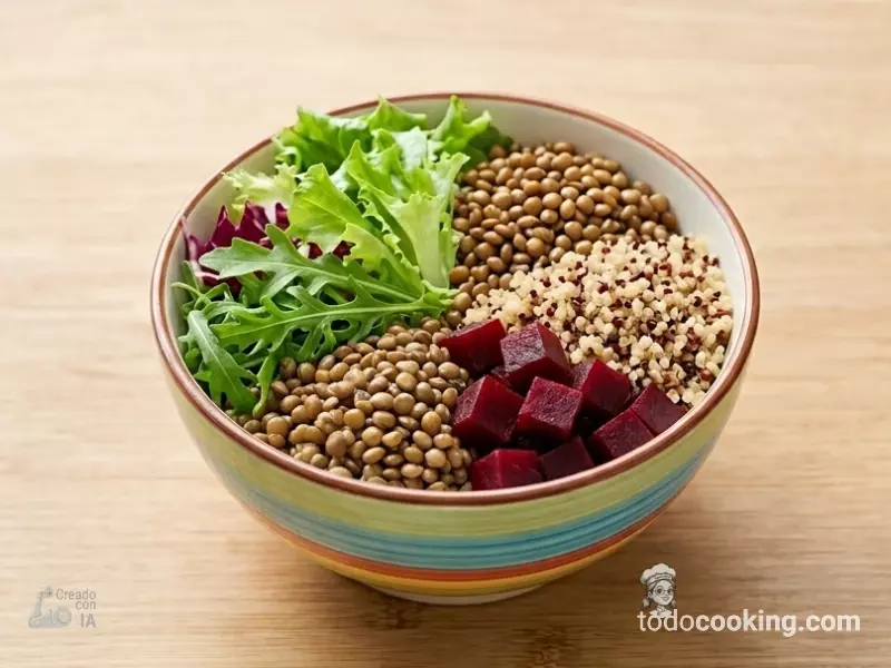 Ensalada de Lentejas y Quinoa