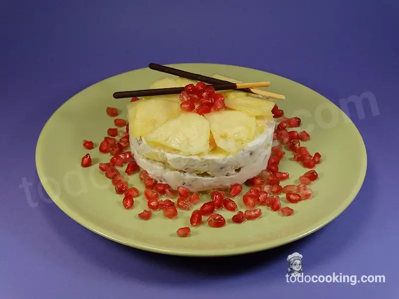 Postre Piña Mascarpone Yogur