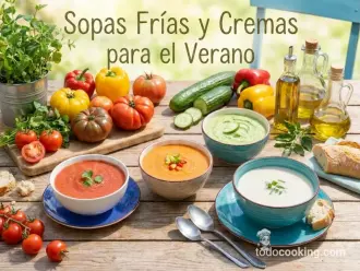Sopas frias y cremas para el verano