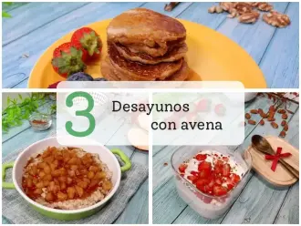 3 desayunos con avena