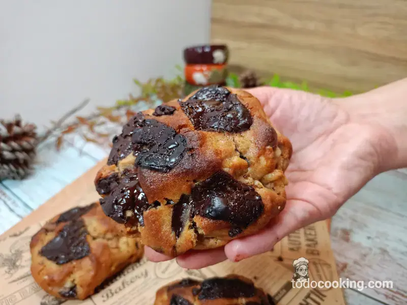 Receta de Cookies de Nueva York rellenas de Nutella